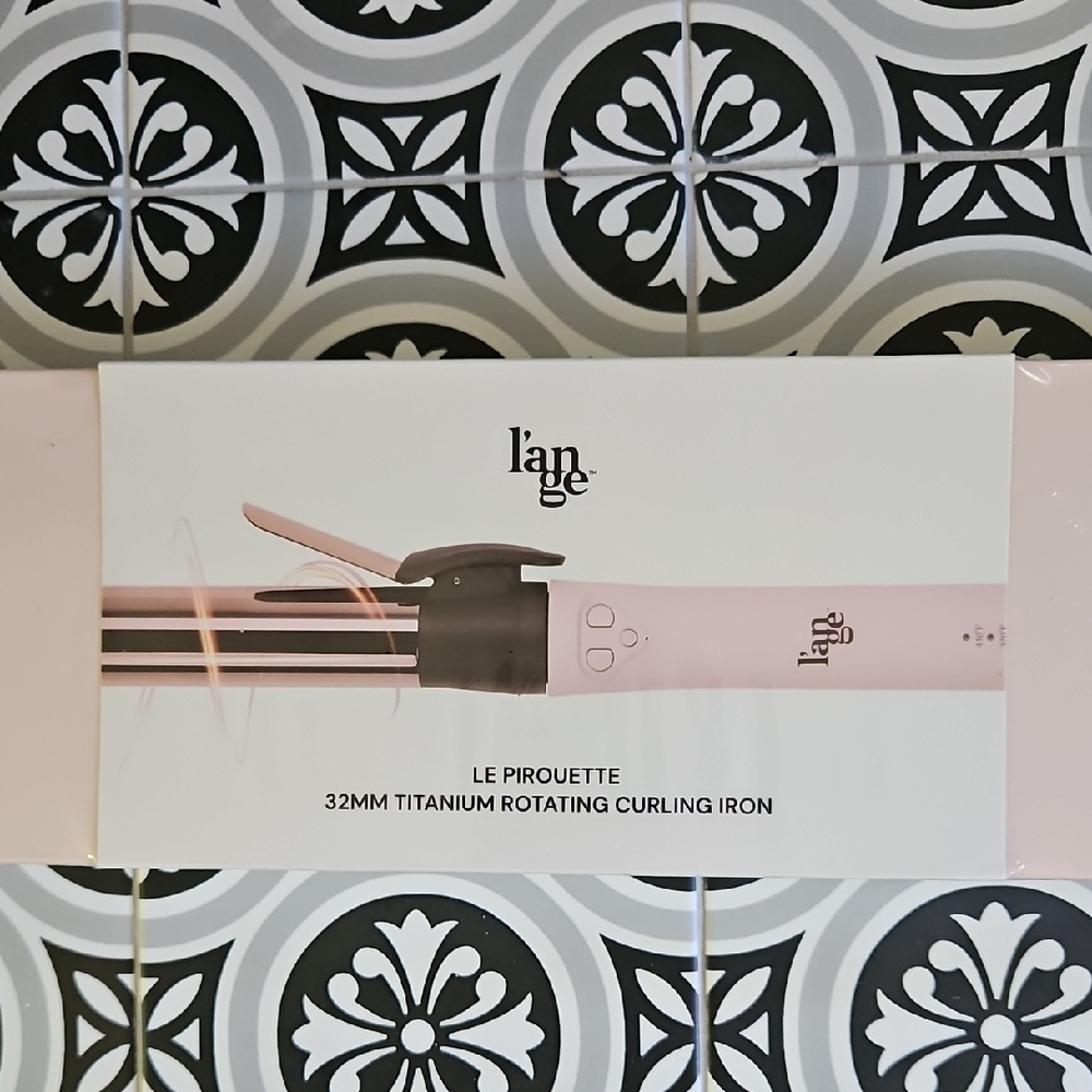 L'ange Pink Titanium Curling Iron
